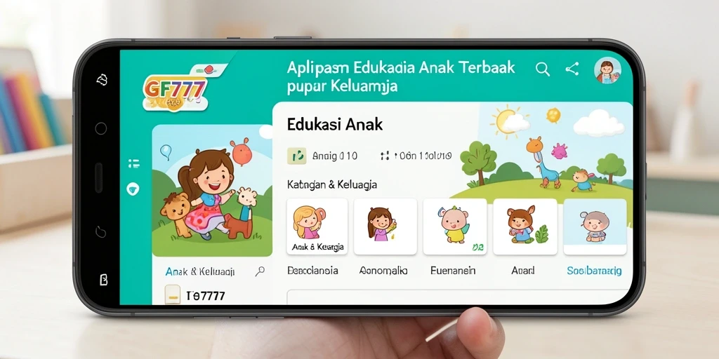 Tampilan antarmuka GF777 yang interaktif dan edukatif.